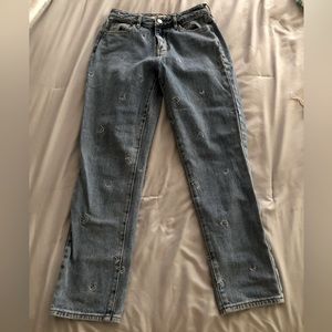 *Limited Edition* PacSun Mom Jean with Moon Stitching (Size 24)